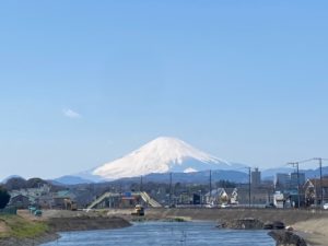 徒歩1分で富士山